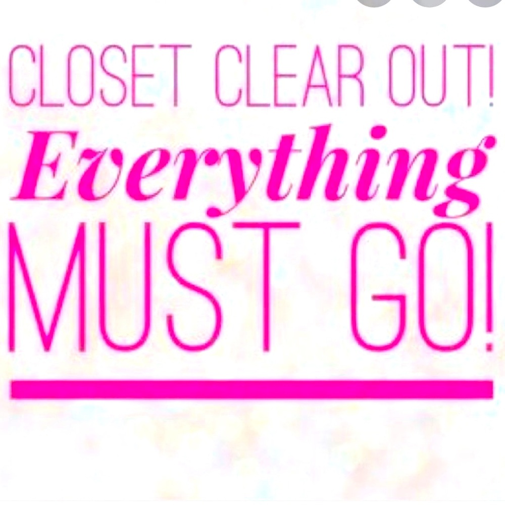 Everything MUST go!! New Prices are listed.